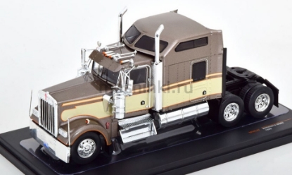 Изображение IXO 1/43 Седельный тягач KENWORTH W900 1990 brown metallic-beige