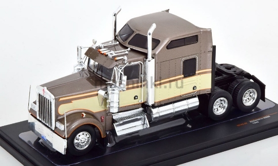 Изображение IXO 1/43 Седельный тягач KENWORTH W900 1990 brown metallic-beige
