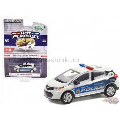 Изображение GREENLIGHT 1/64 CHEVROLET Bolt Hyattsville City Maryland Police Department 2017
