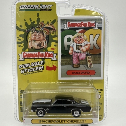Изображение GREENLIGHT 1/64 CHEVROLET Chevelle Dazed David 1970 black/white stripes