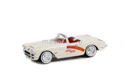 Изображение GREENLIGHT 1/64 CHEVROLET Corvette Joie Chitwood Thrill Show 1958