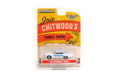 Изображение GREENLIGHT 1/64 CHEVROLET Impala Sport Sedan Joie Chitwood’s 1967