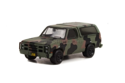 Изображение GREENLIGHT 1/64 CHEVROLET M1009 CUCV U.S. Army 4x4 1985 camouflage