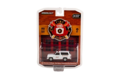 Изображение GREENLIGHT 1/64 CHEVROLET K5 Blazer New Haven Fire Department Connecticut 1985