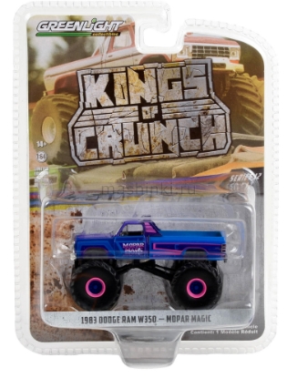 Изображение GREENLIGHT 1/64 DODGE Ram W350 Monster Truck Mopar Magic Bigfoot  1983