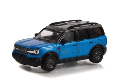 Изображение GREENLIGHT 1/64 FORD Bronco Sport Badlands 2022 velocity blue metallic