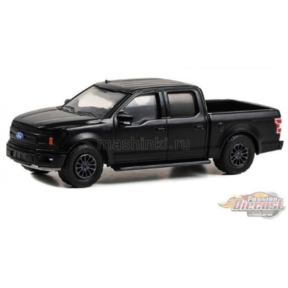 Изображение GREENLIGHT 1/64 FORD F-150 Lariat Sport 2019 black