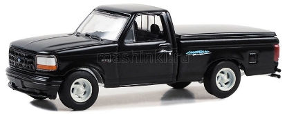 Изображение GREENLIGHT 1/64 FORD F-150 SVT Lightning пикап 1994 black
