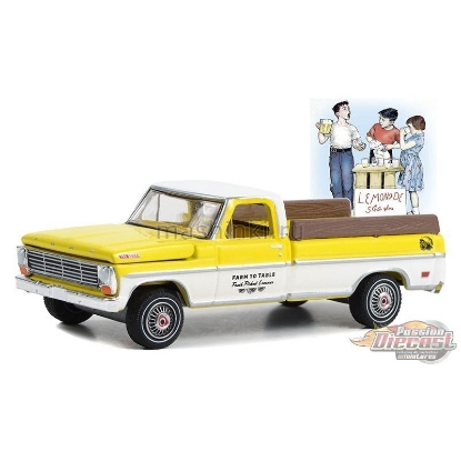 Изображение GREENLIGHT 1/64 FORD F-100 Farm to Table Fresh Picked Lemons 1967