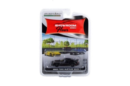 Изображение GREENLIGHT 1/64 FORD Mustang Mach 1 2022 shadow black