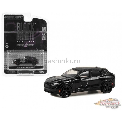 Изображение GREENLIGHT 1/64 FORD Mustang Mach-E GT Black Bandit Police 2023