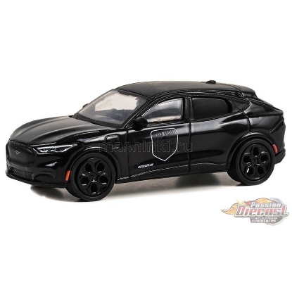 Изображение GREENLIGHT 1/64 FORD Mustang Mach-E GT Black Bandit Police 2023