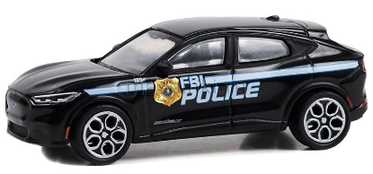 Изображение GREENLIGHT 1/64 FORD Mustang Mach-E GT Federal Bureau of Investigation Police FBI Police 2022