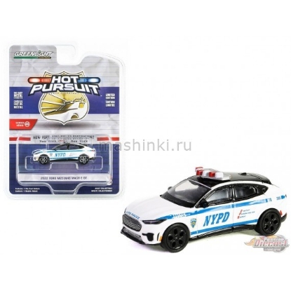 Изображение GREENLIGHT 1/64 FORD Mustang Mach-E GT New York City Police (NYPD) 2022