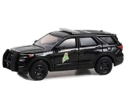 Изображение GREENLIGHT 1/64 FORD Police Interceptor Utility Maine State Police 100th Anniversary 2021