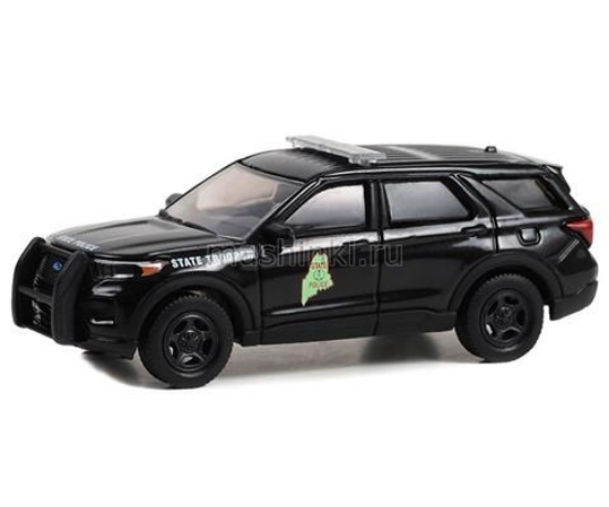 Изображение GREENLIGHT 1/64 FORD Police Interceptor Utility Maine State Police 100th Anniversary 2021
