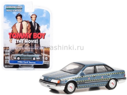 Изображение GREENLIGHT 1/64 FORD Taurus Zalinsky Auto Parts Crash Test Vehicle 1986 (к/ф Увалень Томми)