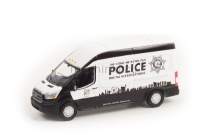 Изображение GREENLIGHT 1/64 FORD Transit LWB High Roof Las Vegas Metropolitan Police Digital Investigations 2019