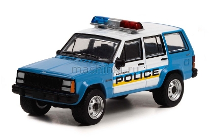 Изображение GREENLIGHT 1/64 JEEP Cherokee 4х4 San Pedro Police 1995 (к/ф Угнать за 60 секунд)