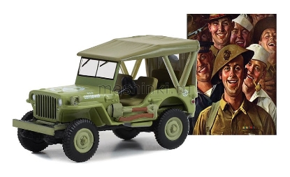 Изображение GREENLIGHT 1/64 JEEP Willys MB 4x4 U.S. Army 1945