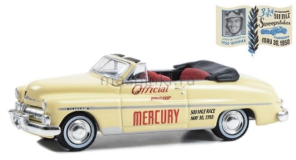 Изображение GREENLIGHT 1/64 MERCURY Monterey Convertible Official Pace Car 34th International 500 Mile Sweepstakes 1950