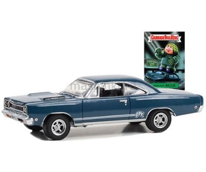 Изображение GREENLIGHT 1/64 PLYMOUTH HEMI GTX Buoyant Billie 1968 blue