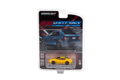 Изображение GREENLIGHT 1/64 NISSAN 370Z Heritage Edition 2019 chicane yellow