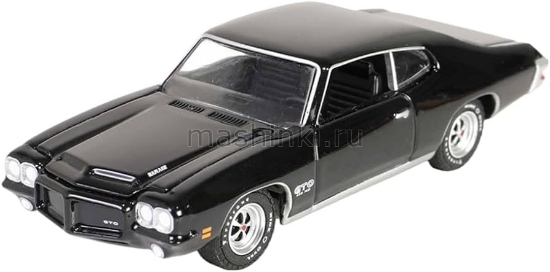 Изображение GREENLIGHT 1/64 PONTIAC GTO (Lot №1030.1) 1971 starlight black