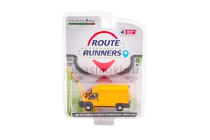 Изображение GREENLIGHT 1/64 RAM ProMaster 2500 Cargo High Roof School Bus 2021 yellow