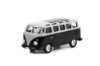 Изображение GREENLIGHT 1/64 VW T1 Bus (Lot №1426) 1962 black/silver/black interior