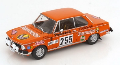 Изображение IXO 1/18 BMW 2002 Ti №255 Jagermeister Stiller/Wagener Rally Monte Carlo 1973