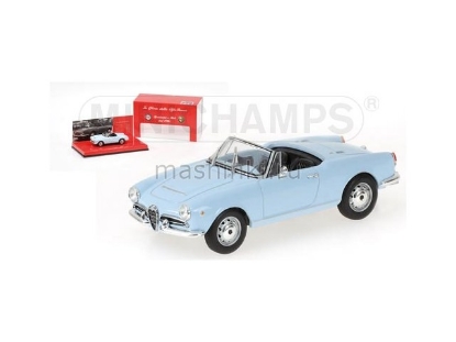 Изображение MINICHAMPS 1/43 ALFA ROMEO Giula Spider 1962 light blue