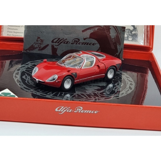 Изображение MINICHAMPS 1/43 ALFA ROMEO Tipo 33 Stradale 1968 red