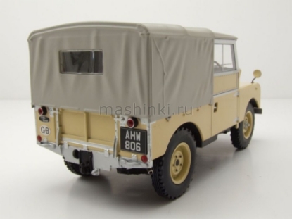 Изображение MODELCAR 1/18 LAND ROVER Series I 88 Soft-Top 4x4 1957 light beige