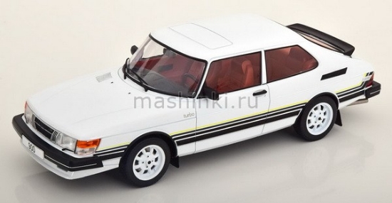 Изображение MODELCAR 1/18 SAAB 900 Turbo 1981 white-decorated