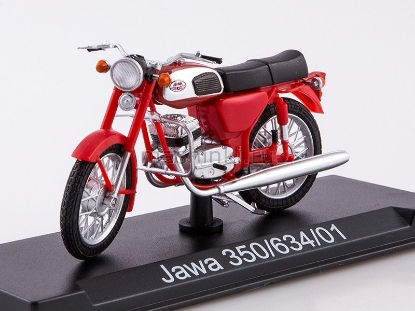 Изображение НАШИ МОТОЦИКЛЫ-56 1/24 JAWA 350/634/01 вишневый (06.06.2024)