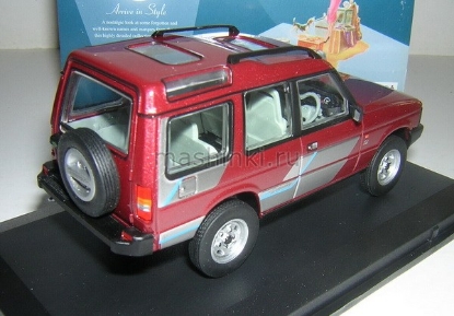 Изображение OXFORD 1/43 LAND ROVER Discovery 1 4x4 1998 red metallic