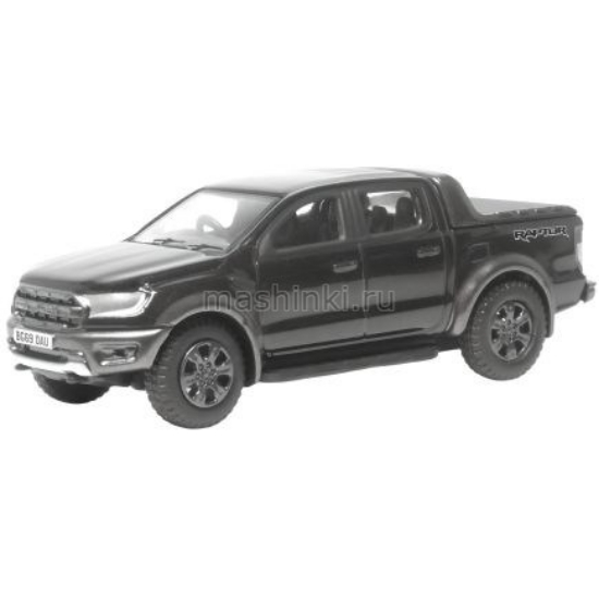 Изображение OXFORD 1/76 FORD Ranger Raptor 4x4 2019 agate black metallic