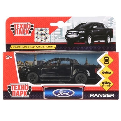 Изображение ТЕХНОПАРК FORD Ranger пикап 12 см черный