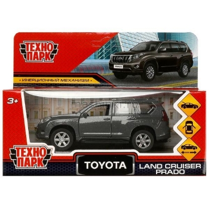 Изображение ТЕХНОПАРК TOYOTA Prado 12 см серый