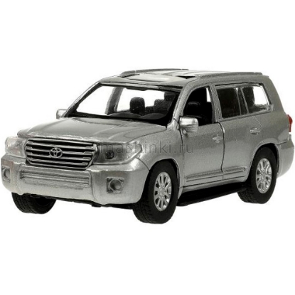 Изображение ТЕХНОПАРК TOYOTA LAND Cruiser 12 см серебристый