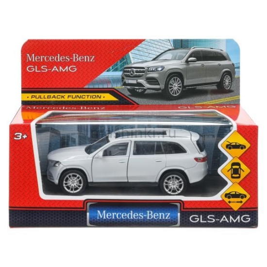 Изображение ТЕХНОПАРК MERCEDES-BENZ GLS AMG 12 см серый