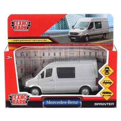 Изображение ТЕХНОПАРК MERCEDES-BENZ Sprinter грузо-пассаж. 14 см серебристый