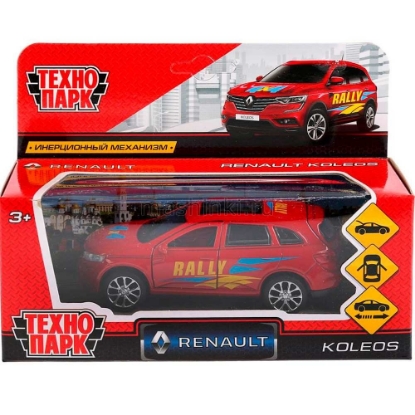 Изображение ТЕХНОПАРК RENAULT Koleos Спорт 12 см красный