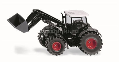 Изображение SIKU 1/50 Трактор FENDT 942 Vario с ковшом черный