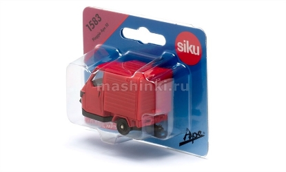 Изображение SIKU Мотороллер Piaggio Ape 50 морковный