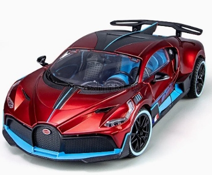 Изображение Открыв-DIE-CAST MODEL 1/18 BUGATTI Divo (свет, звук) инерц. red/красный