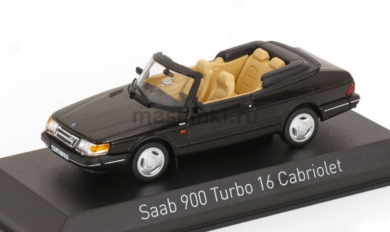 Изображение NOREV 1/43 SAAB 900 Turbo Convertible 1992 black