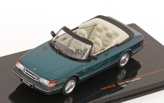 Изображение IXO 1/43 SAAB 900 Cabriolet 1991 green metallic
