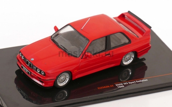 Изображение IXO 1/43 BMW M3 (E30) Sport Evolution 1990 red